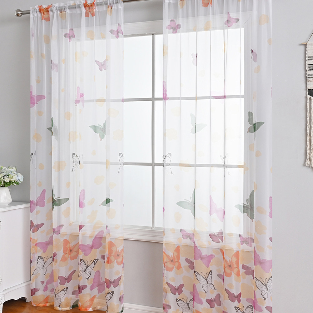 Sheer Curtain Panels Elegant H - Home Decor Curtain avaliação e preço