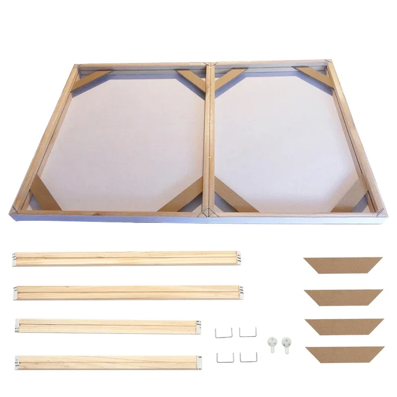 DIY Wood Frame 30x40 40x80 50x - Bamboo Photo Frame avaliação e preço