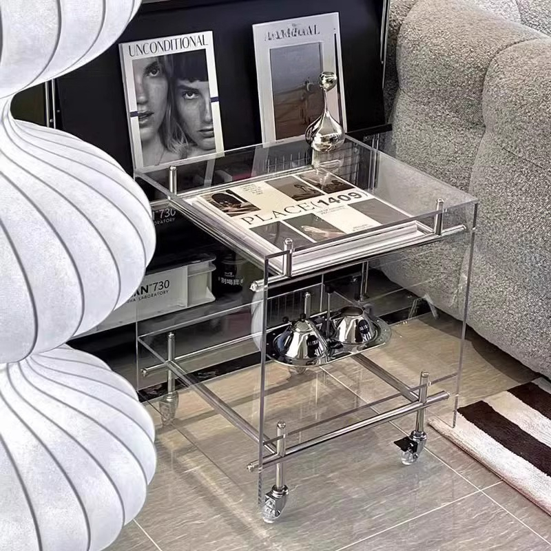 Modern Coffee Table Minimalist - Home Decor On Wheels avaliação e preço