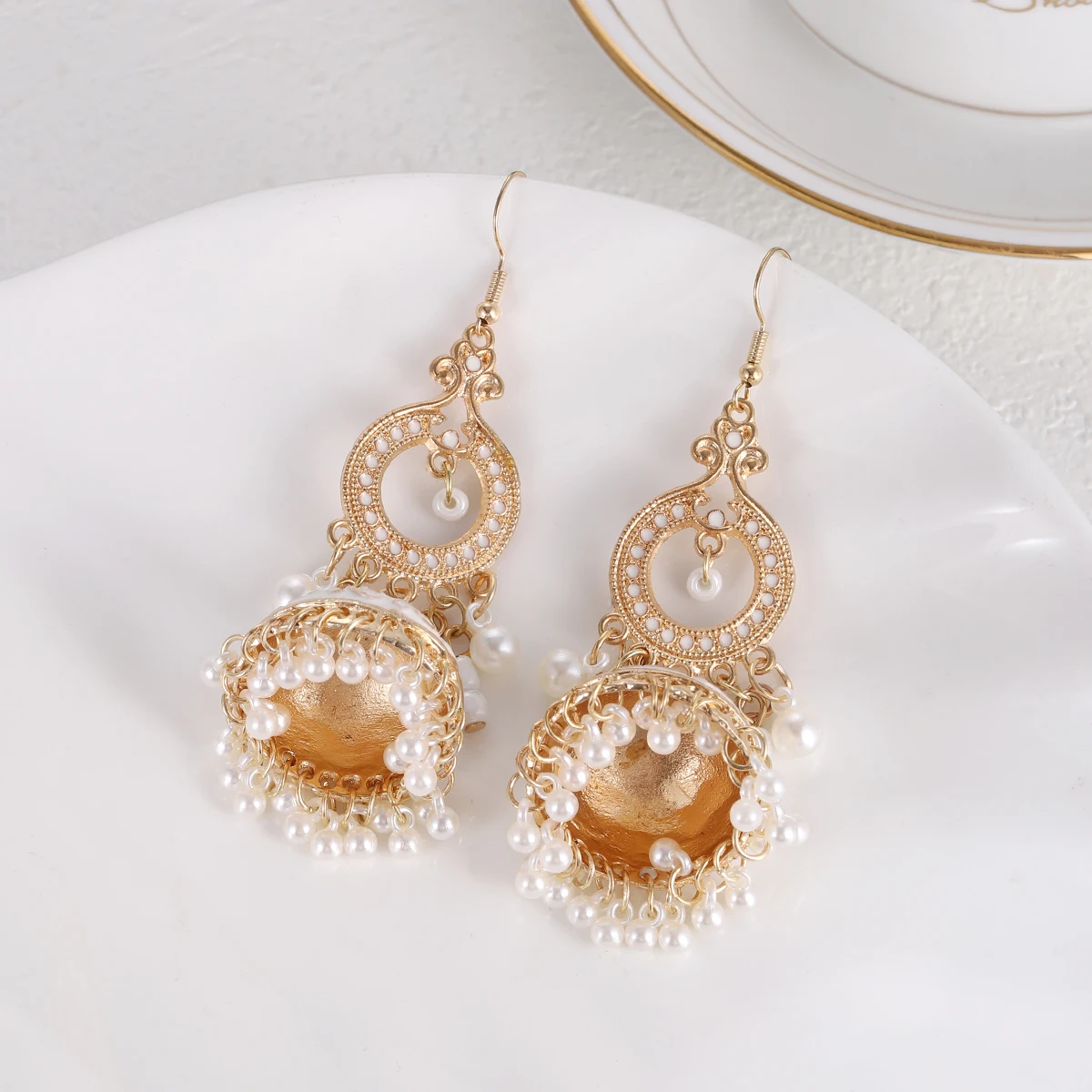 Boho White Enamel Indian Bell  - Boho Wind Chimes avaliação e preço