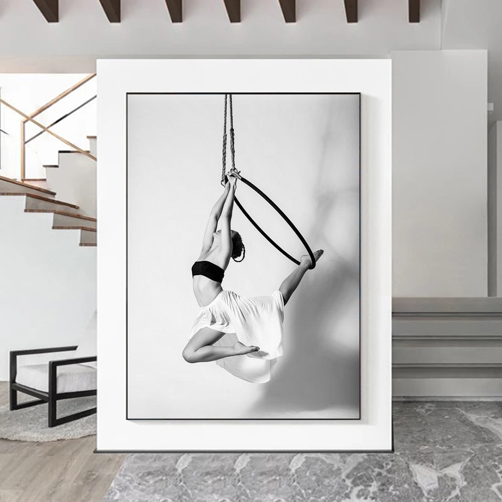1pc frameless canvas painting  - Home Decor Yoga avaliação e preço