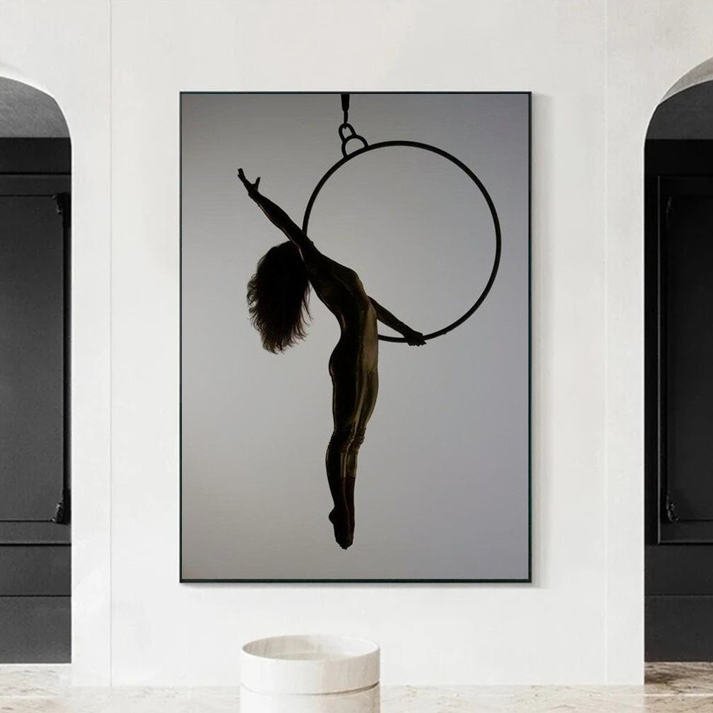 1pc frameless canvas painting  - Home Decor Yoga avaliação e preço