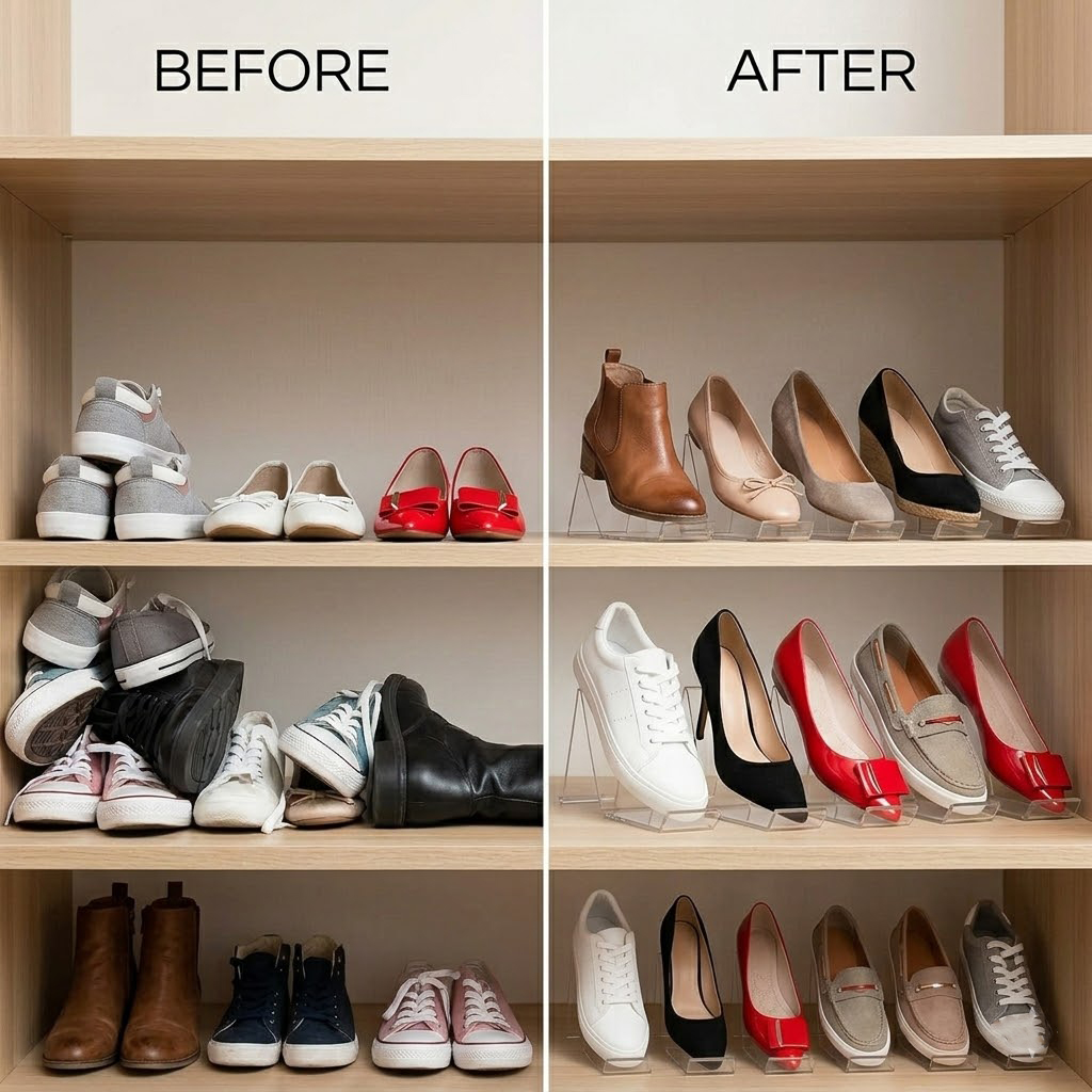 Clear Acrylic Shoe Display Sta - Home Decor Retail Stores avaliação e preço