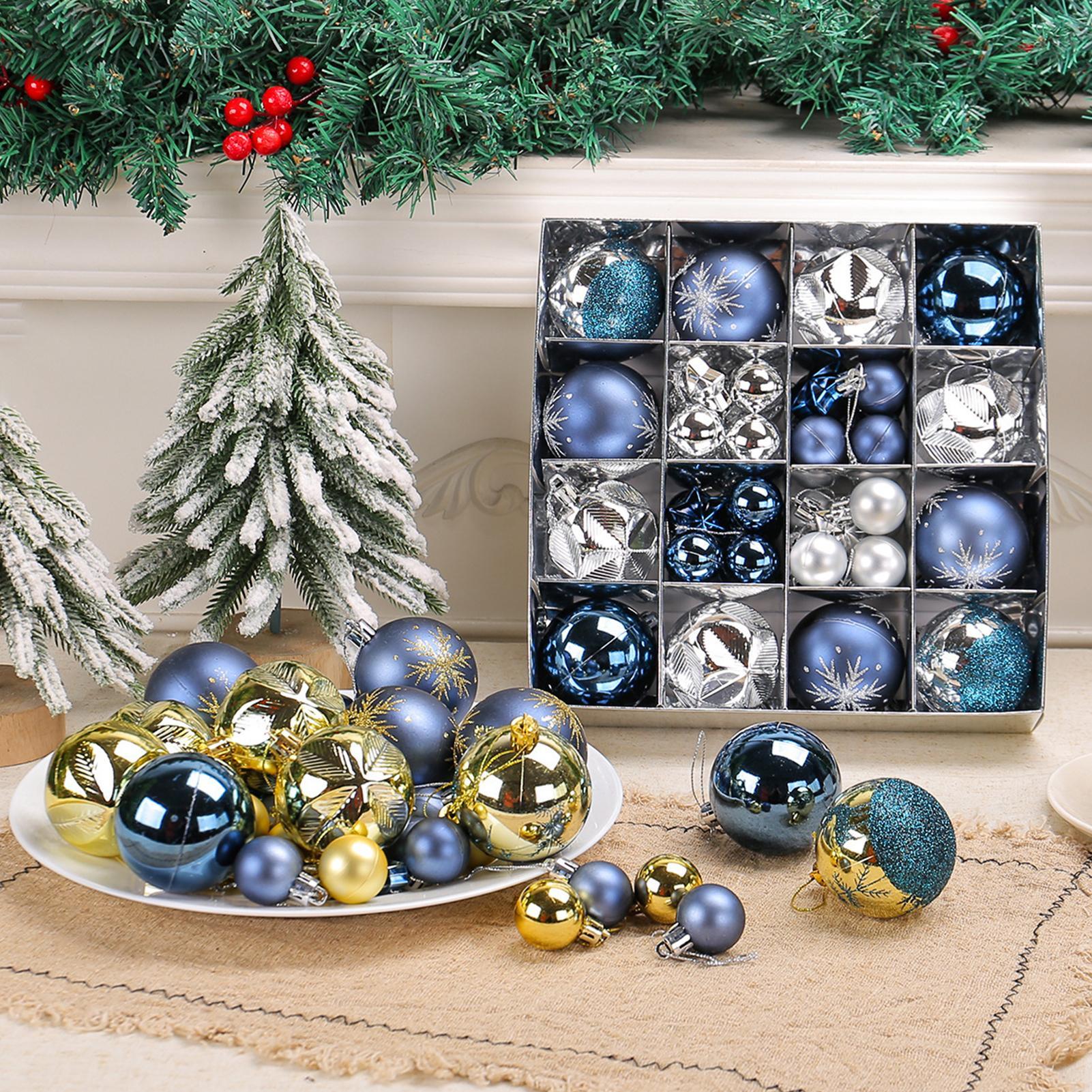 Christmas Ball Ornaments 44 Pi - Home Decor Retail Stores avaliação e preço