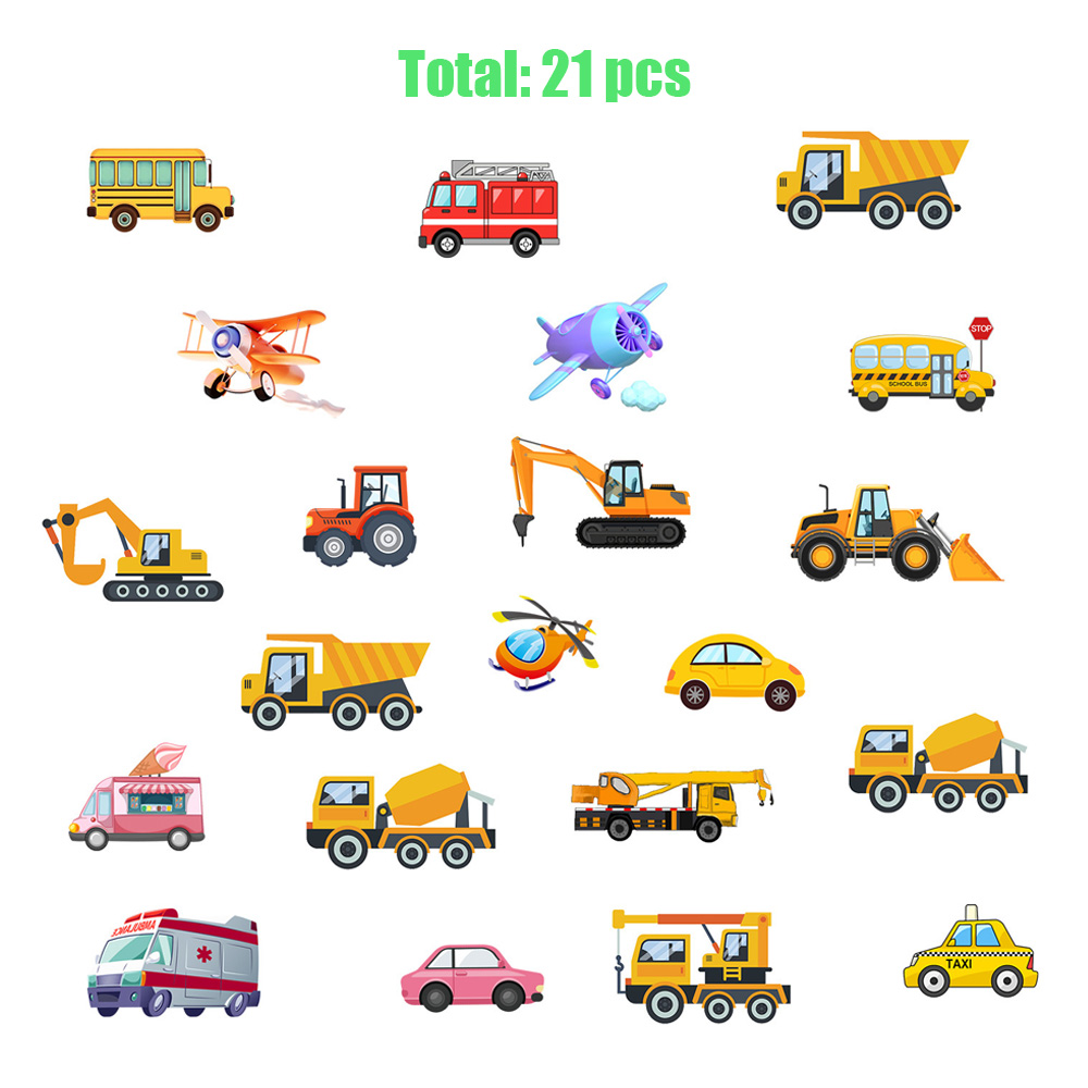 Luminous Car Wall Sticker 21Pc - Home Decor Kit avaliação e preço