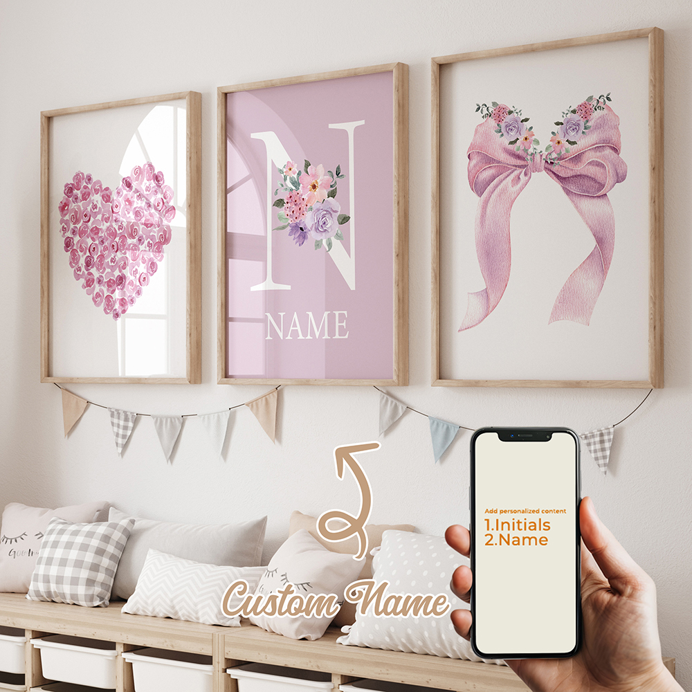 3pcs Personalized Custom Name  - Home Decor Solution avaliação e preço