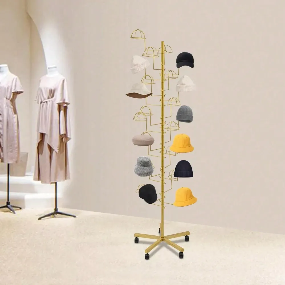 Hats Display Stand With 25 Hoo - Home Decor On Wheels avaliação e preço