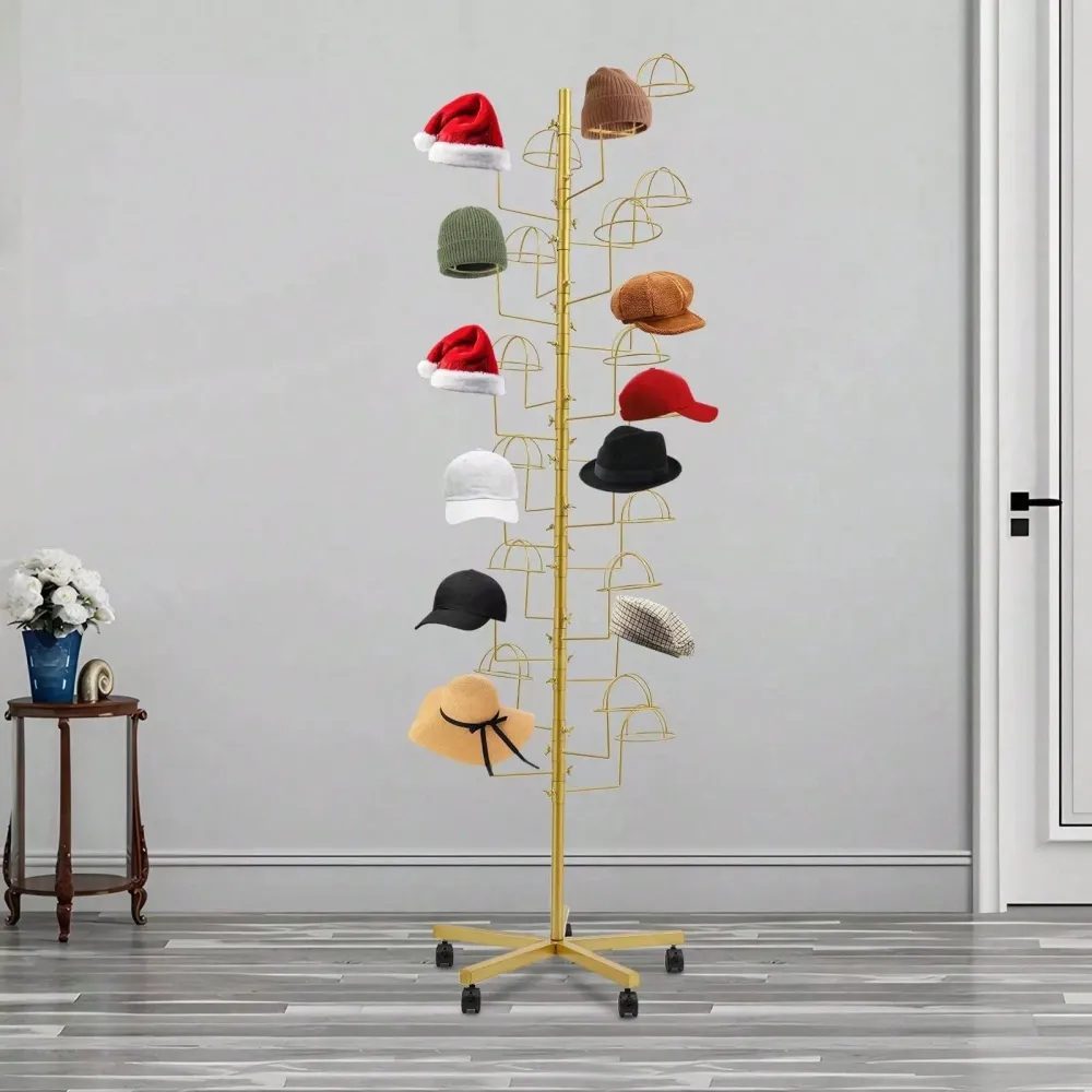 Hats Display Stand With 25 Hoo - Home Decor On Wheels avaliação e preço