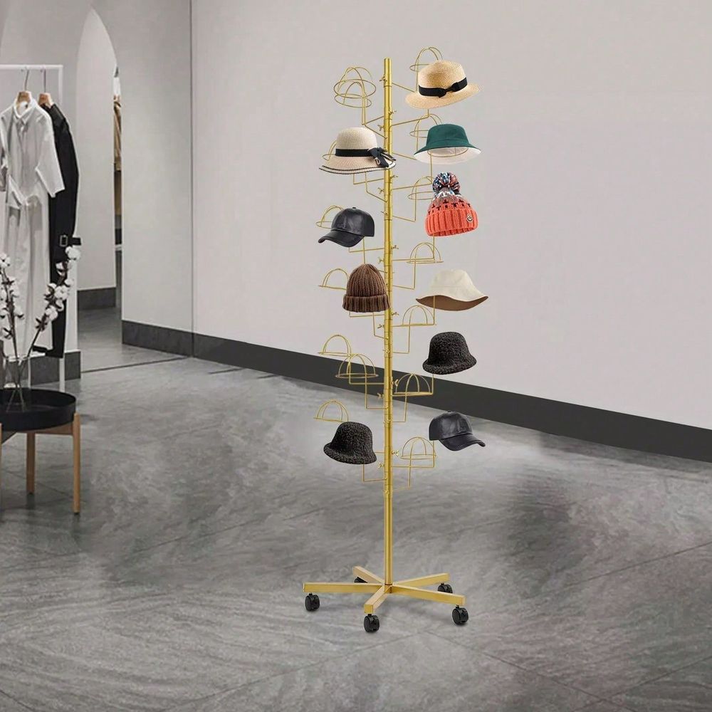 Hats Display Stand With 25 Hoo - Home Decor On Wheels avaliação e preço