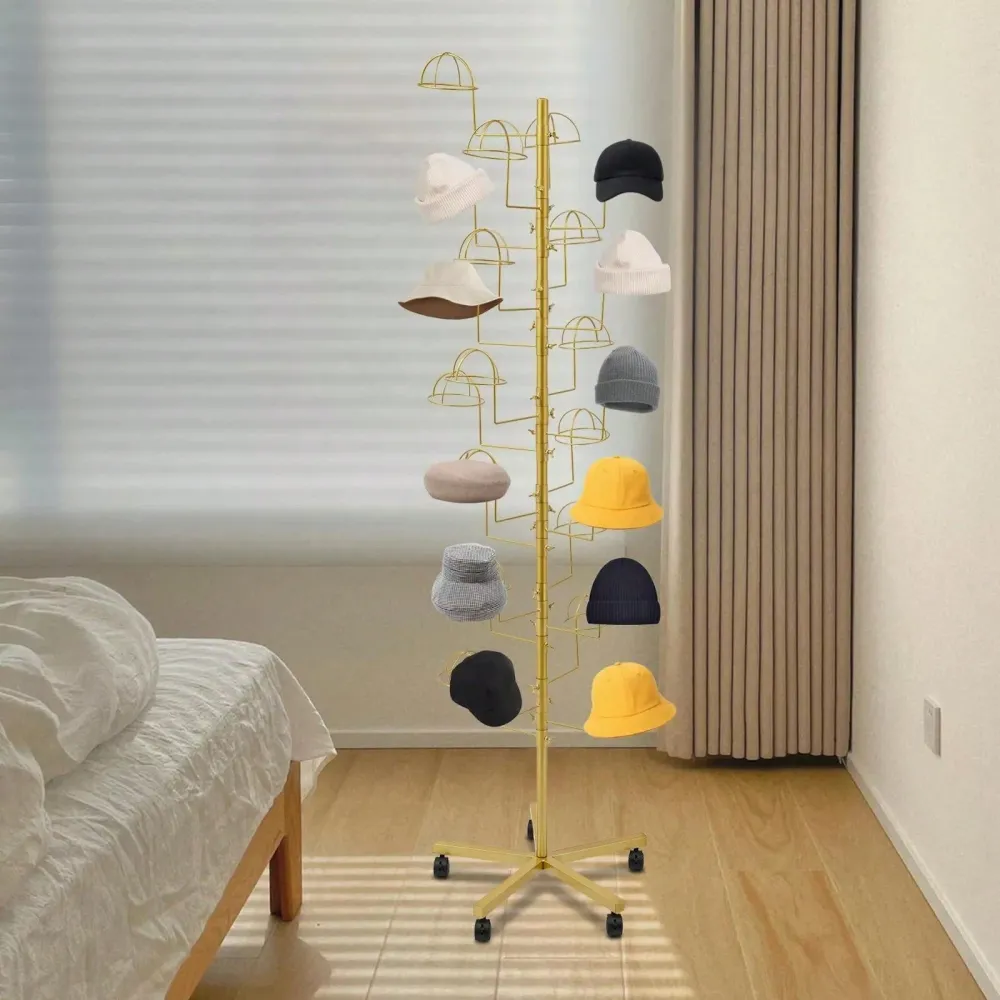 Hats Display Stand With 25 Hoo - Home Decor On Wheels avaliação e preço