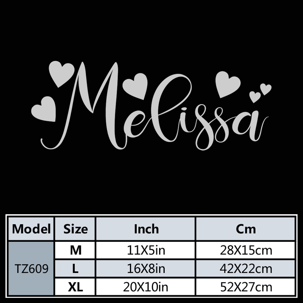 1pc Diy Personalize Custom Nam - Home Decor Sticker avaliação e preço