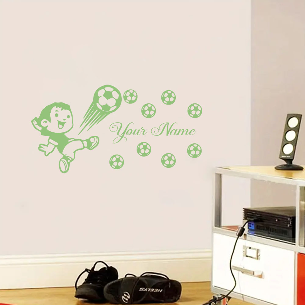 1pc Creative soccer football p - Home Decor Sticker avaliação e preço