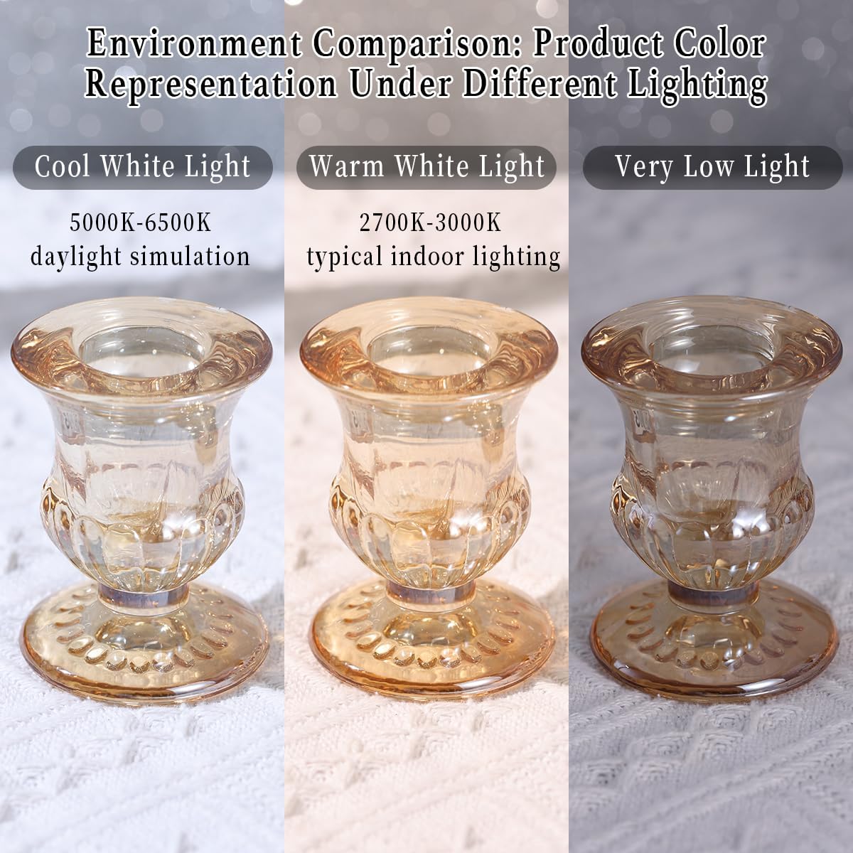 Gold Candlestick Holders Set o - Home Decor Gold avaliação e preço