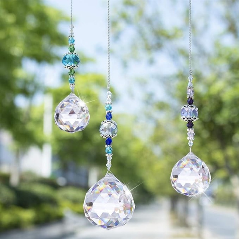 Crystals Suncatcher Hanging fo - Crystal Sun Catcher avaliação e preço