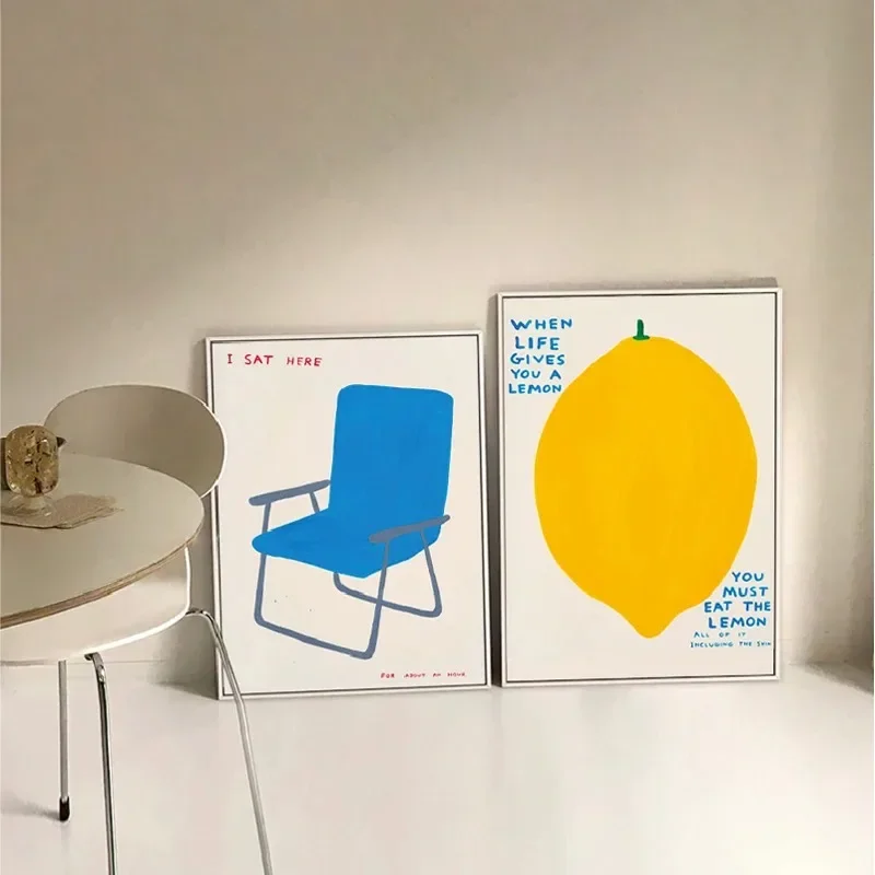Nordic Simple Orange Lemon Blu - Flooring Home Decor avaliação e preço