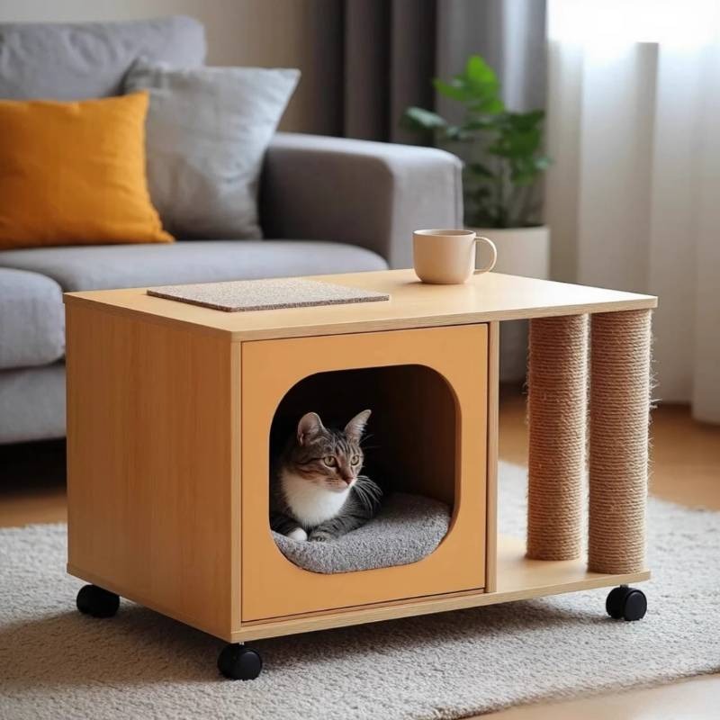 On Wheels Japanese Side Table  - Home Decor On Wheels avaliação e preço