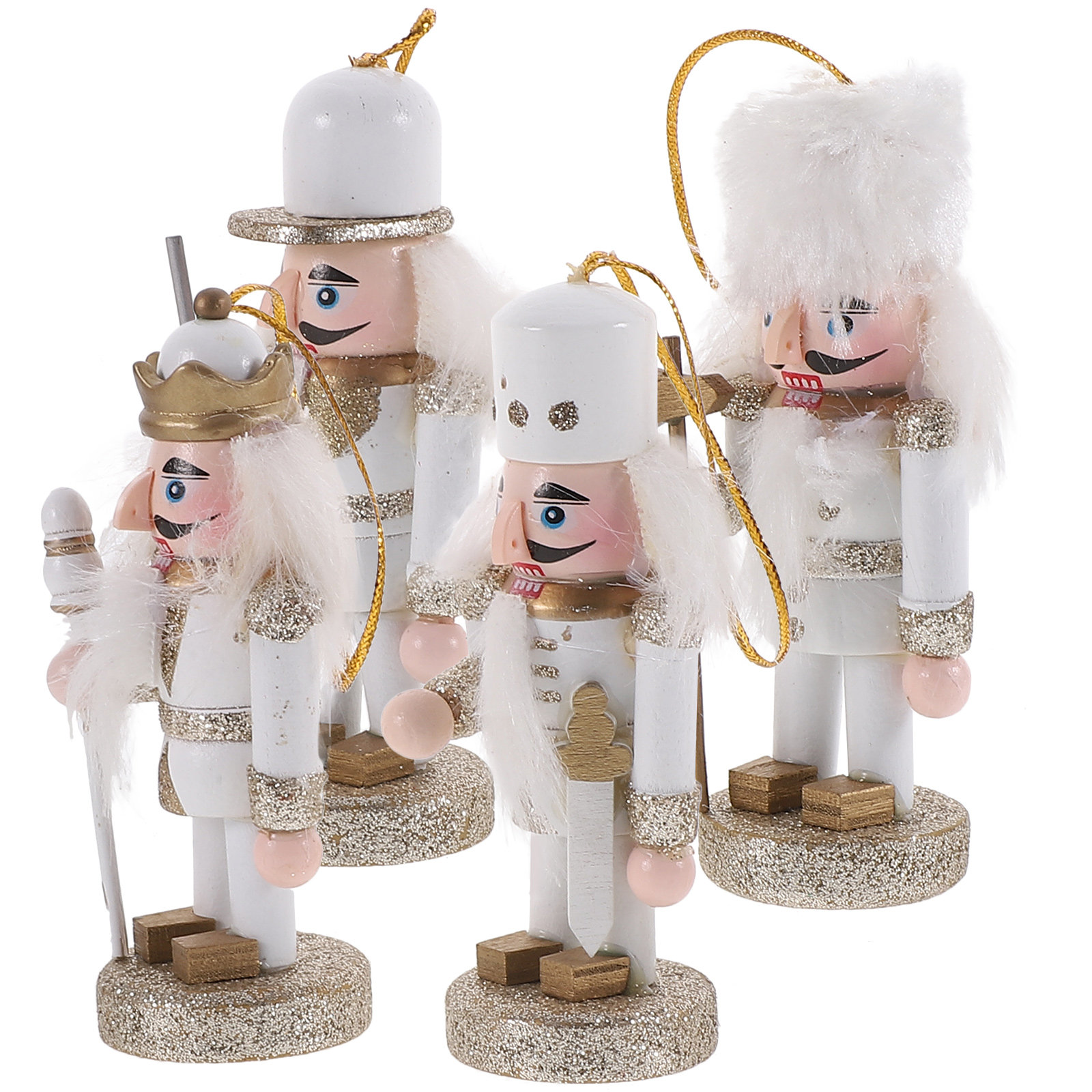 4Pcs Christmas Nutcracker Deco - Home Decor Xmas Gifts avaliação e preço