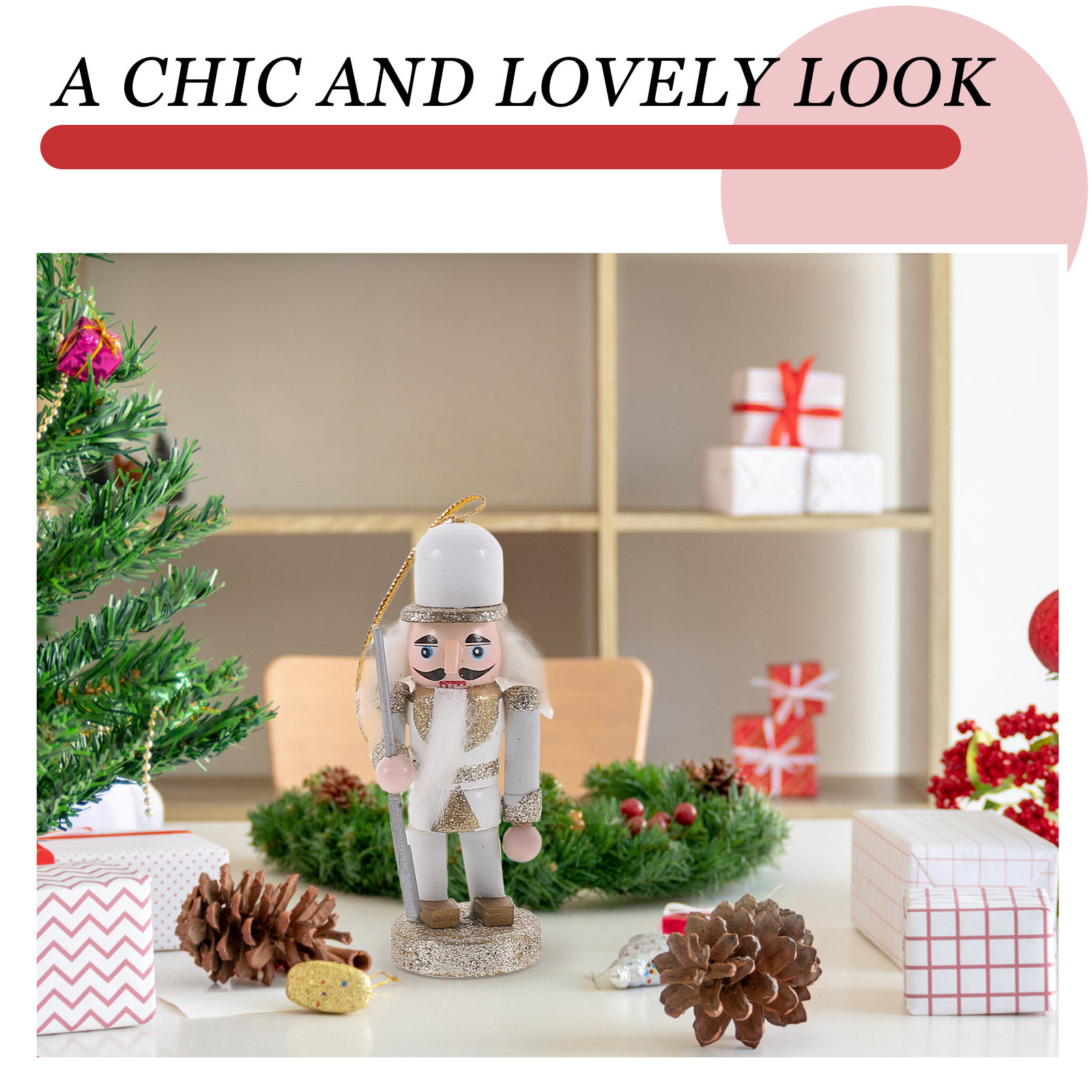 4Pcs Christmas Nutcracker Deco - Home Decor Xmas Gifts avaliação e preço