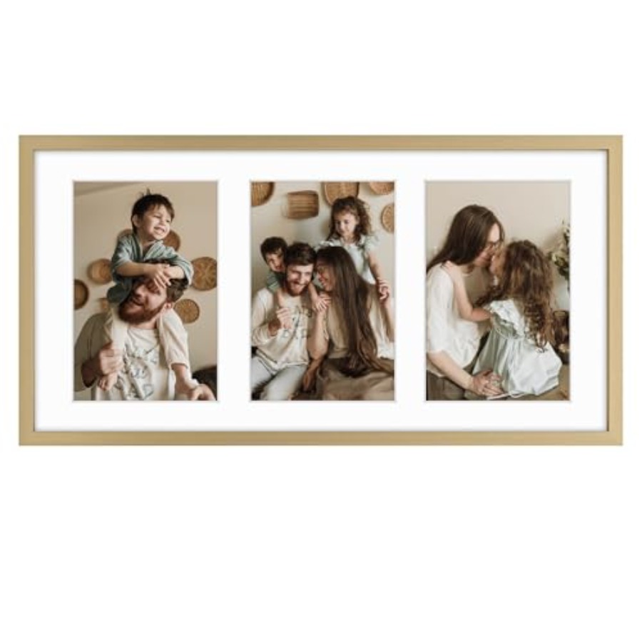 4x6 Aluminum Collage Frame Dis - Bamboo Photo Frame avaliação e preço
