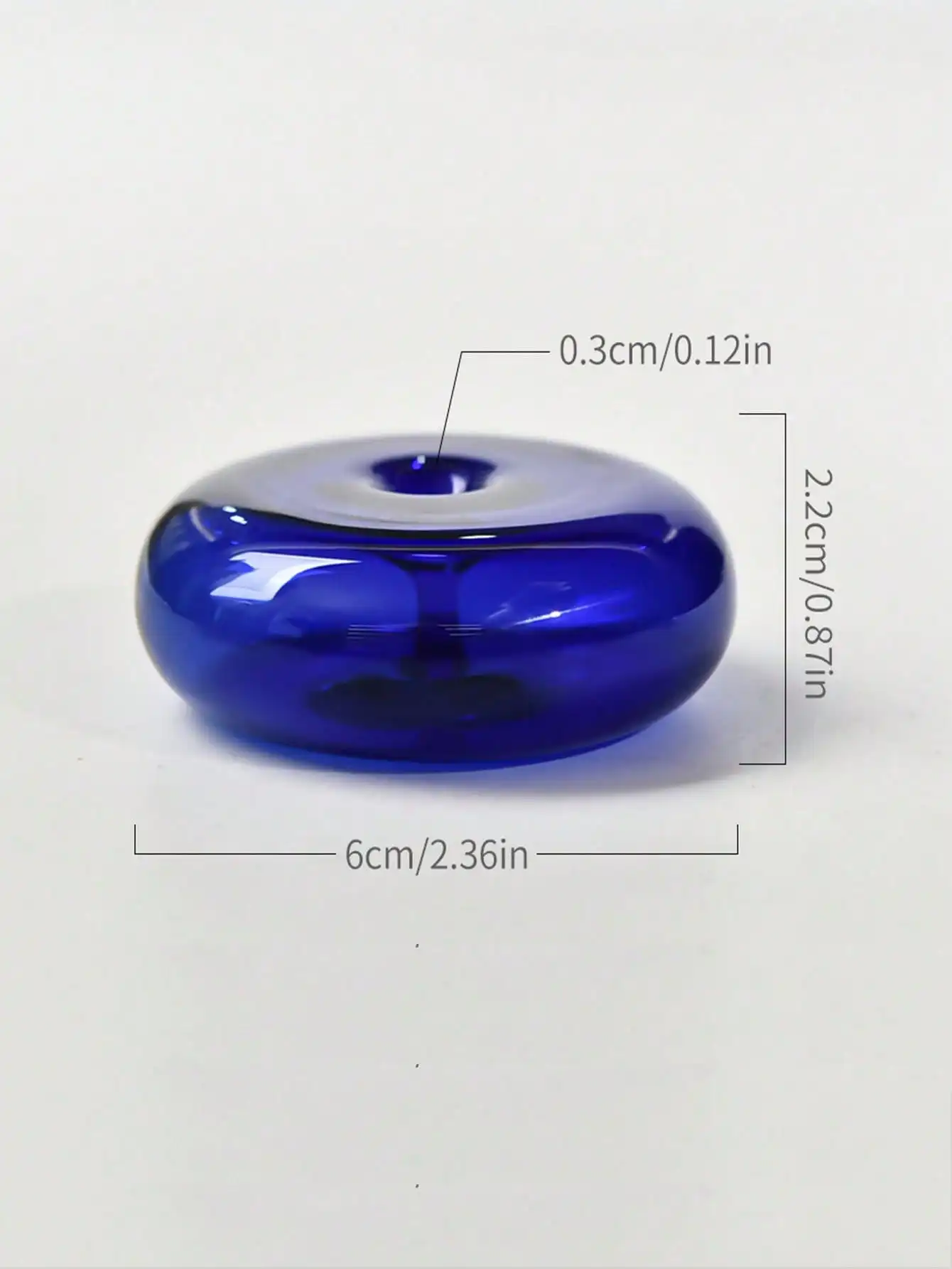 1pc Elegant Glass Incense Hold - Home Decor Yoga avaliação e preço