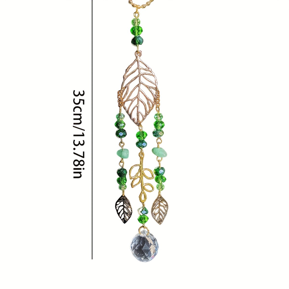 Green Crystal Suncatcher Hangi - Crystal Sun Catcher avaliação e preço