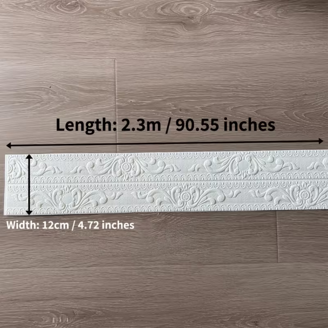 1pc Flexible Foam Molding Trim - Home Decor Wall Molding avaliação e preço