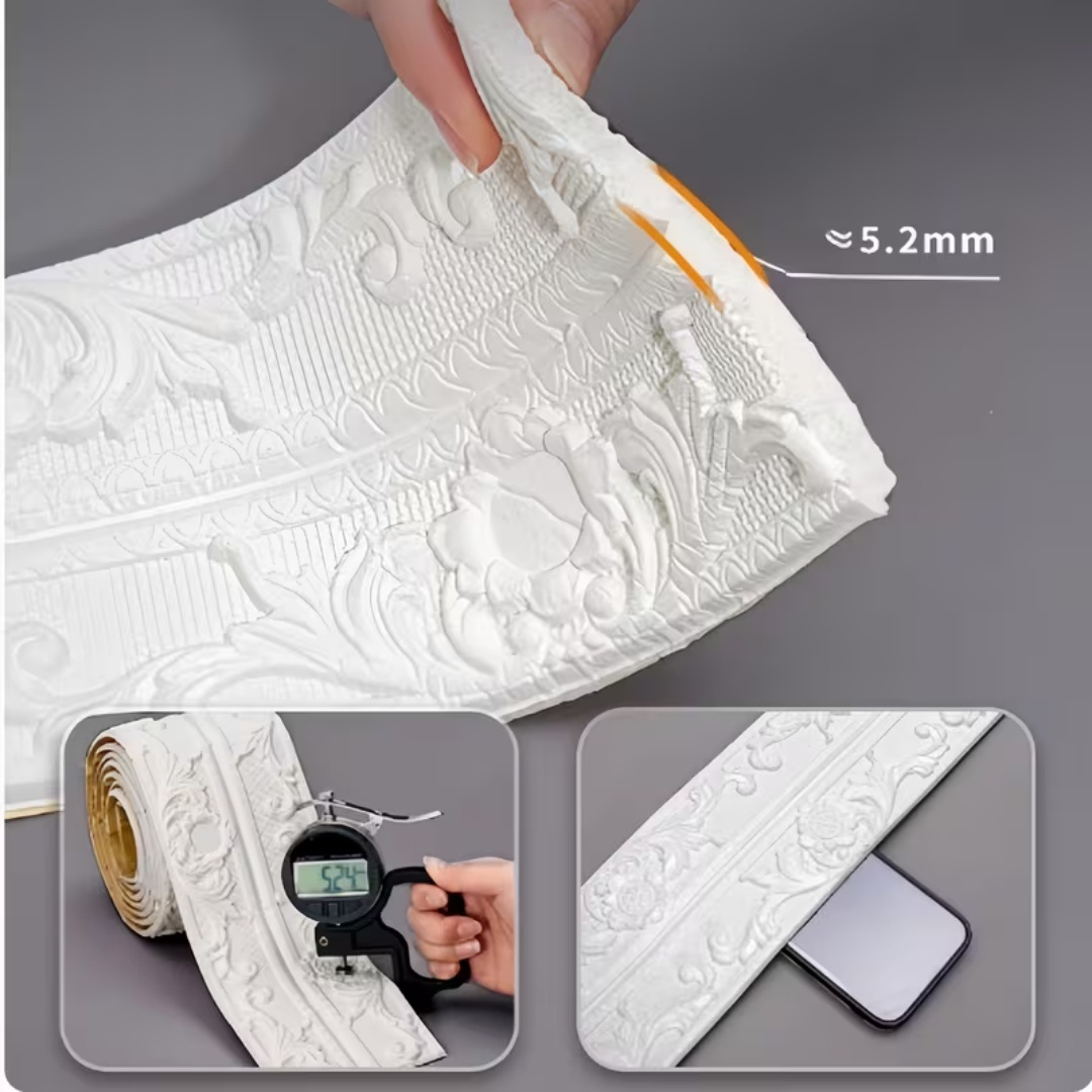 1pc Flexible Foam Molding Trim - Home Decor Wall Molding avaliação e preço