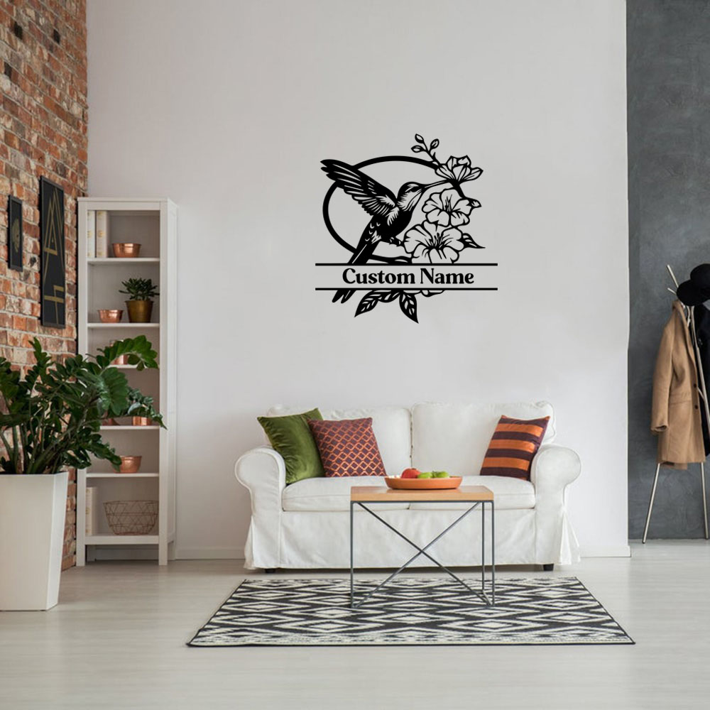 1PC Creative Bird Flower Custo - Home Decor Sticker avaliação e preço