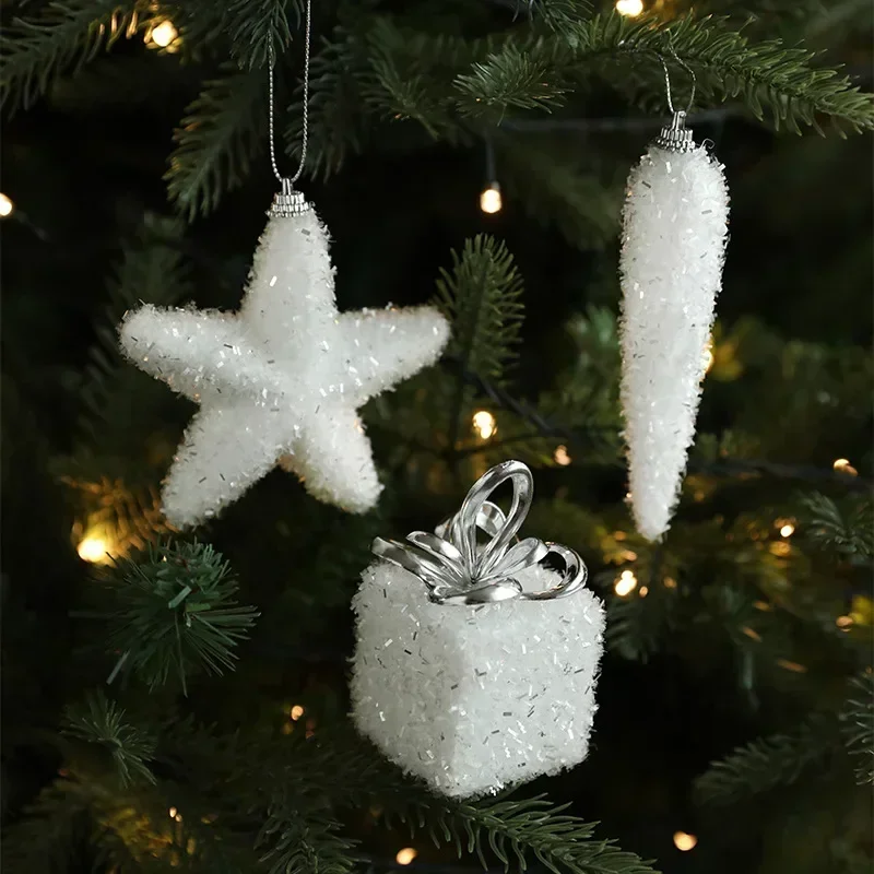 New Christmas Decorations Whit - Home Decor Xmas Gifts avaliação e preço