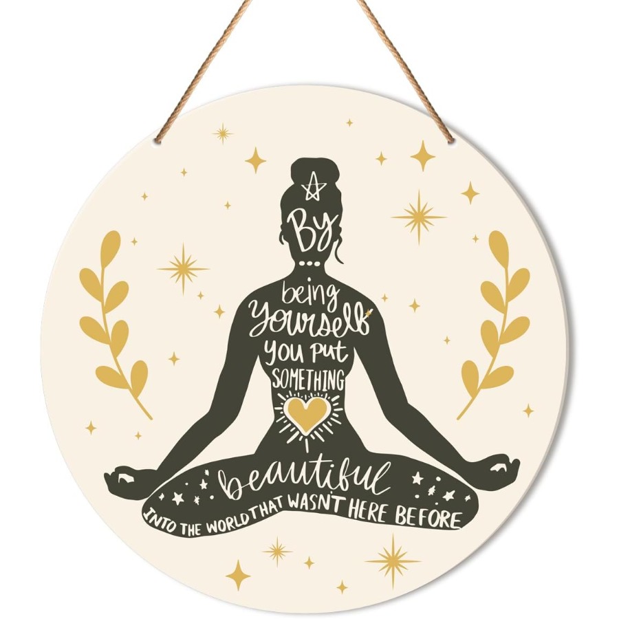 Meditation Yoga Wall Decor Zen - Home Decor Yoga avaliação e preço