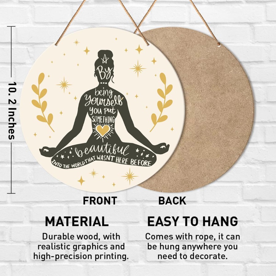 Meditation Yoga Wall Decor Zen - Home Decor Yoga avaliação e preço