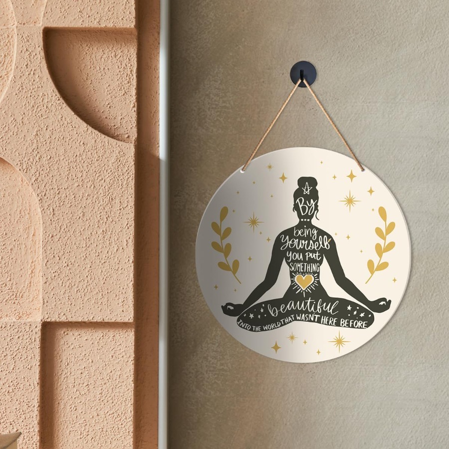 Meditation Yoga Wall Decor Zen - Home Decor Yoga avaliação e preço
