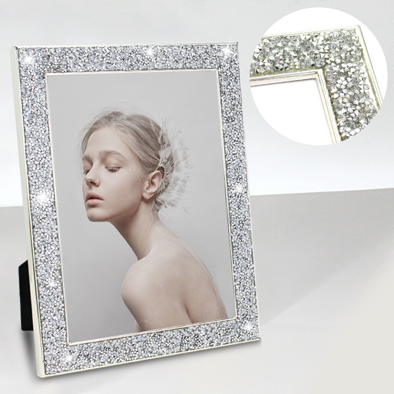 7-Inch Metallic Plated Picture - Bamboo Photo Frame avaliação e preço