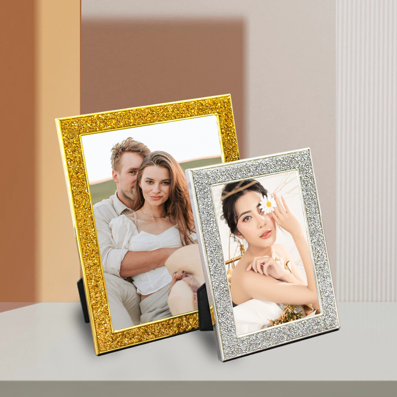 7-Inch Metallic Plated Picture - Bamboo Photo Frame avaliação e preço