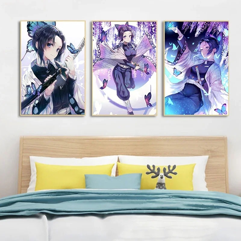 1pc frameless Demon Slayer Ani - Abstract Oil Painting avaliação e preço