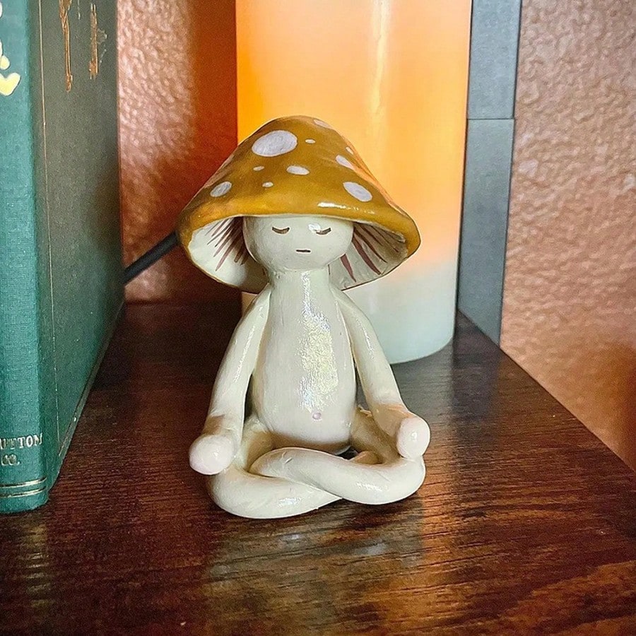 Zazumi Cute Meditation Sitting - Home Decor Yoga avaliação e preço