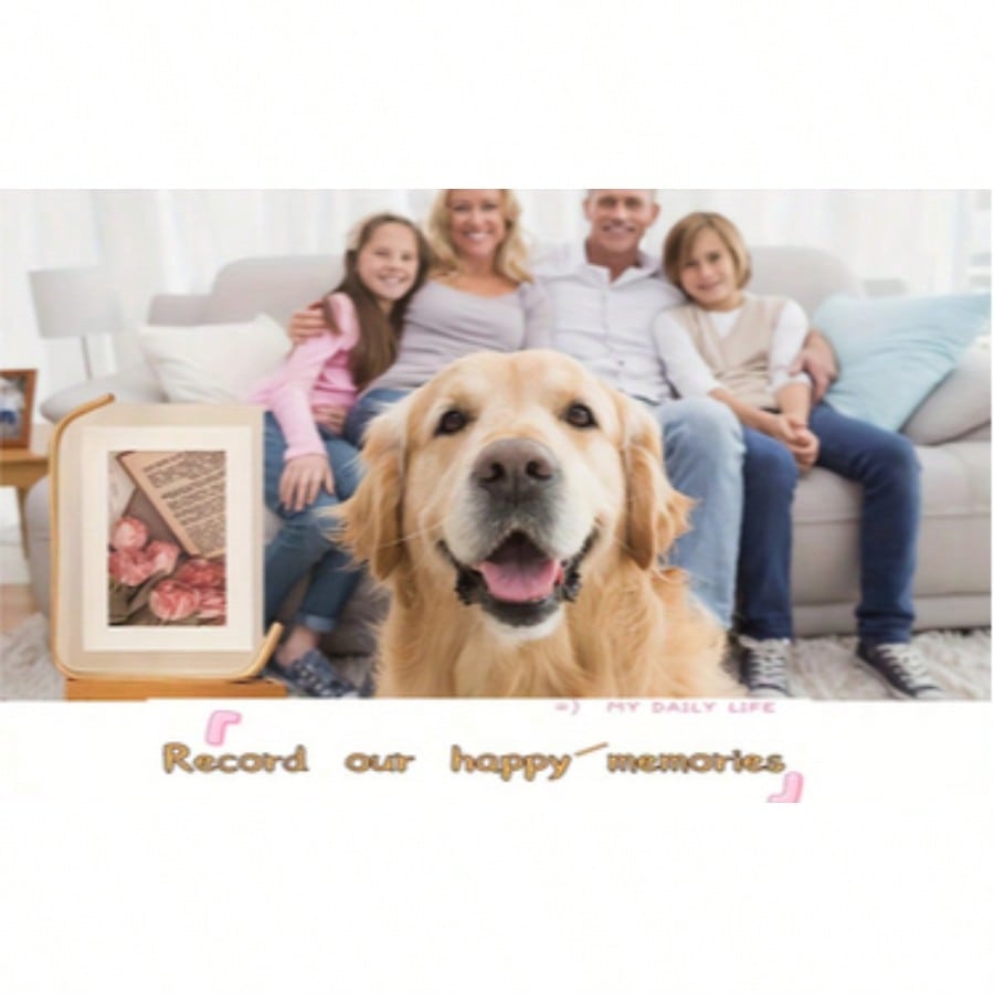 2 Pcs Acrylic Wooden Photo Fra - Bamboo Photo Frame avaliação e preço