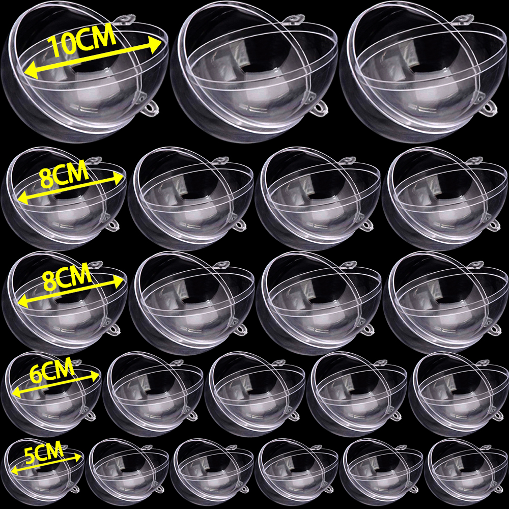 5-10CM Christmas Transparent B - Home Decor Xmas Gifts avaliação e preço