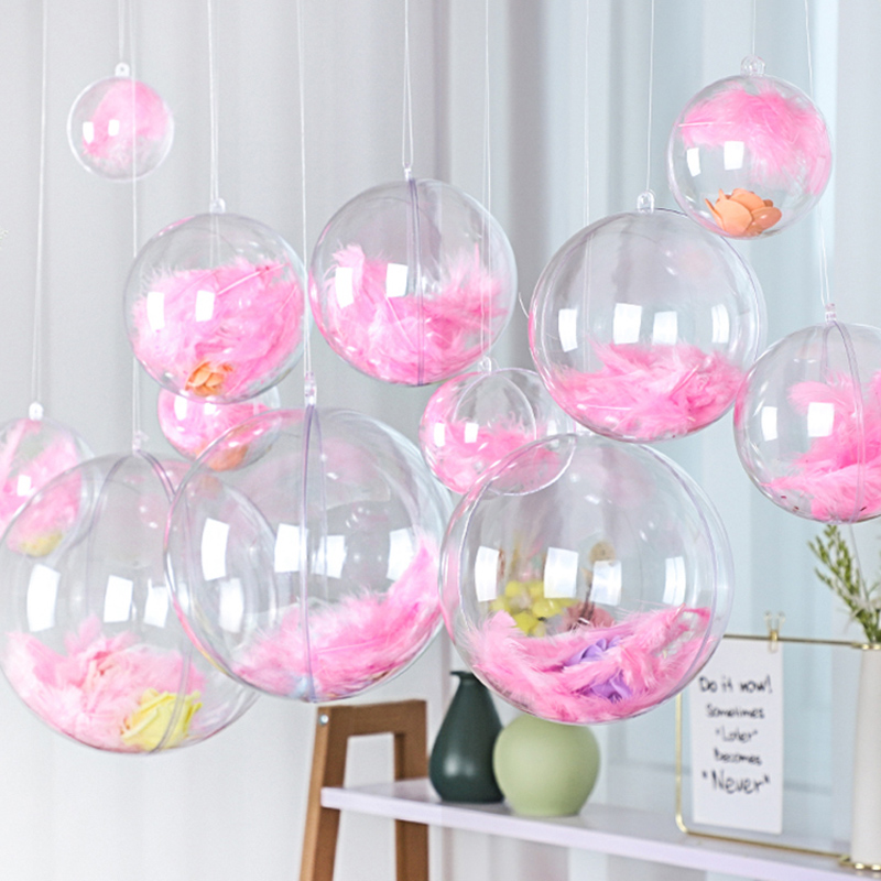 5-10CM Christmas Transparent B - Home Decor Xmas Gifts avaliação e preço