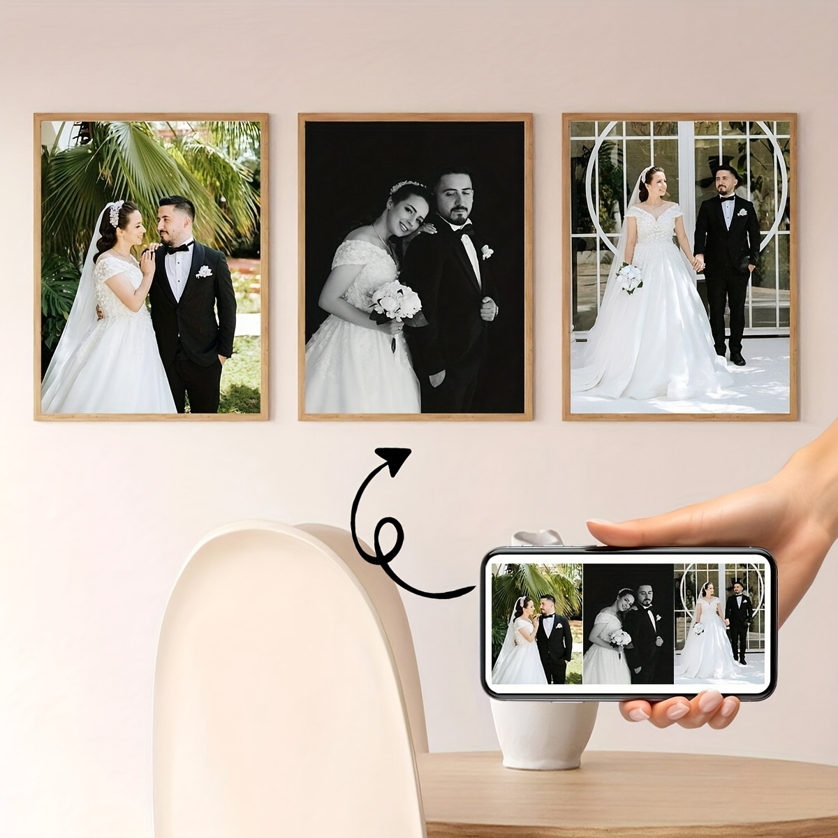 3pcs/set Custom Square Canvas  - Home Decor Kit avaliação e preço