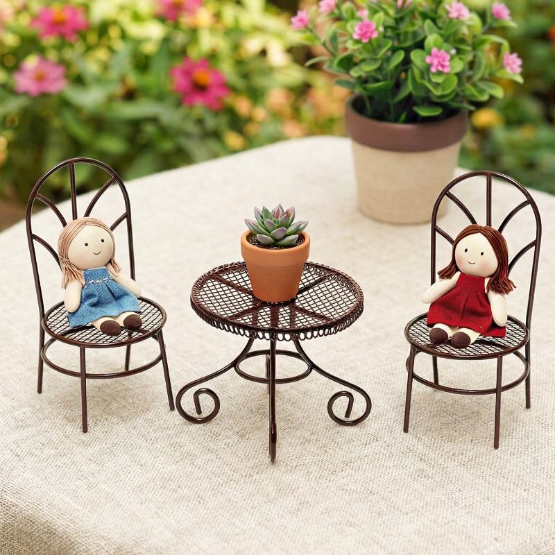 1/3Pcs Dollhouse Garden Displa - Home Decor Solution avaliação e preço