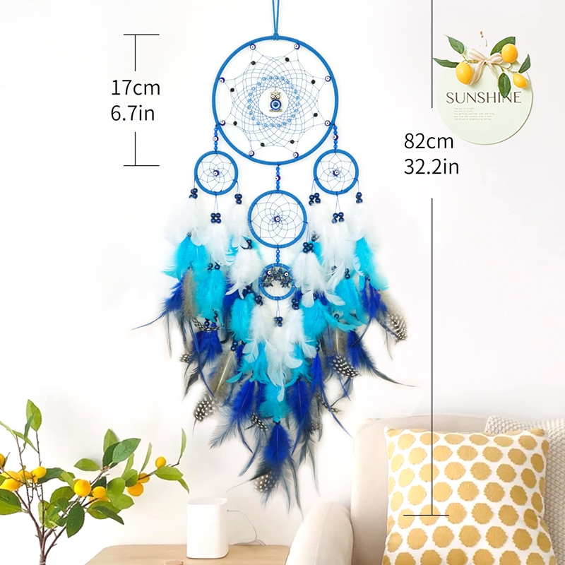 Boho Dream Catcher Wall Decor  - Boho Wind Chimes avaliação e preço