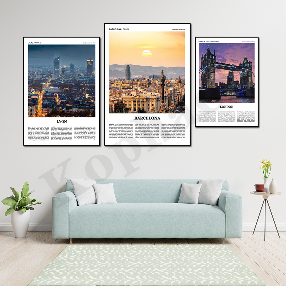 Copenhagen Barcelona London Zu - Home Decor Zurich avaliação e preço