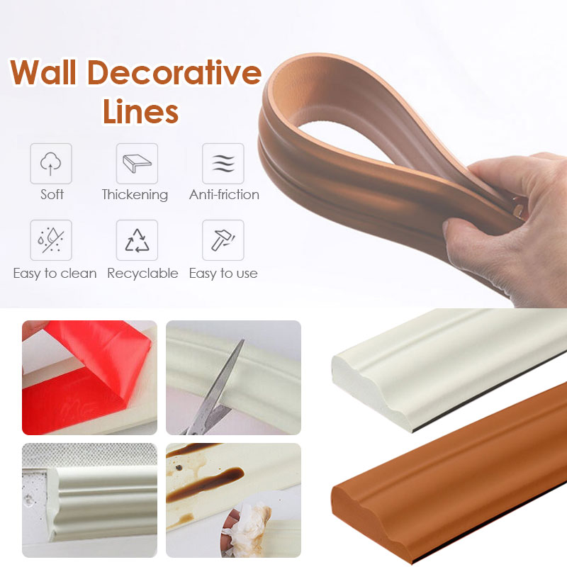 5M Self-adhesive border line W - Home Decor Wall Molding avaliação e preço