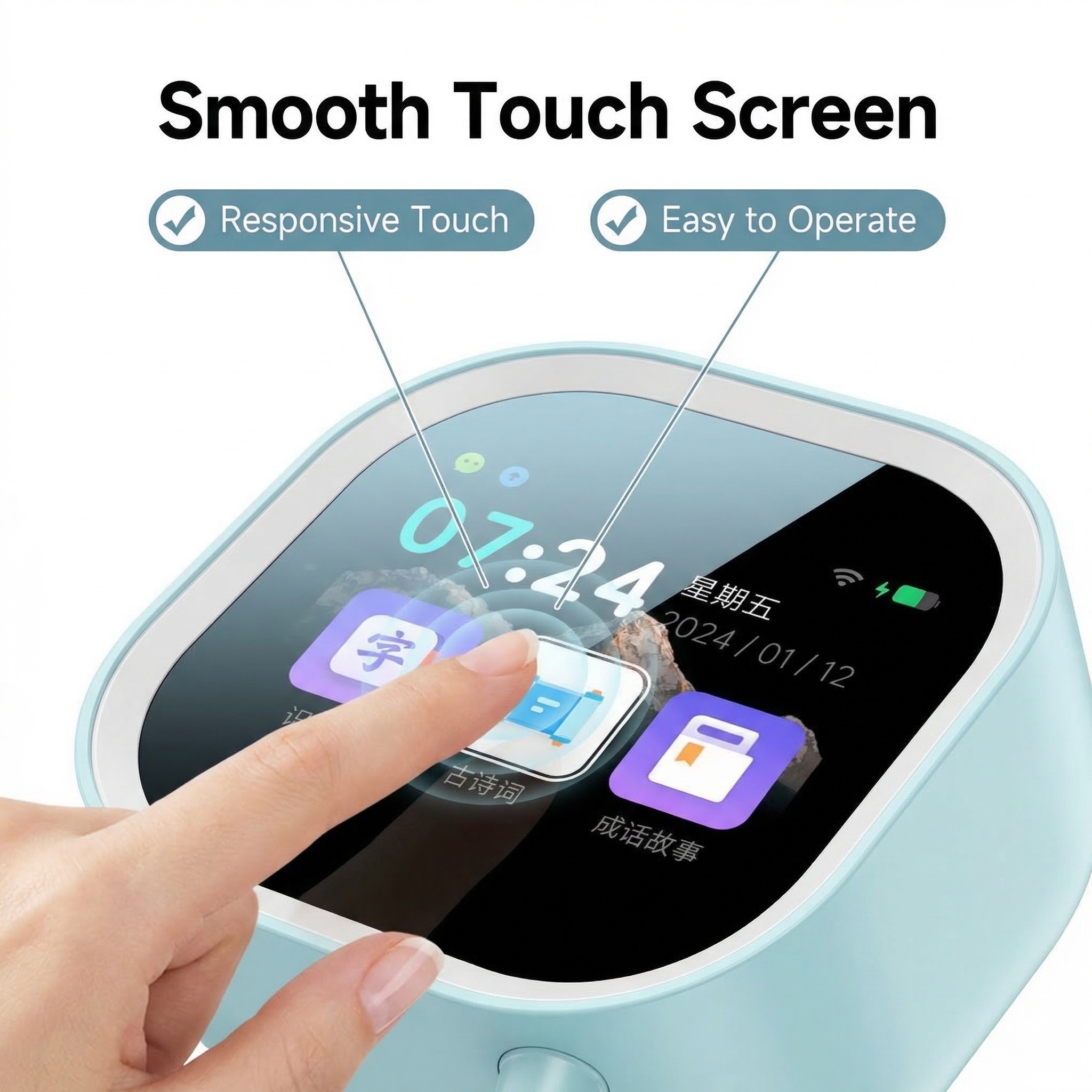 AI Voice Smart Alarm Clock WiF - Home Decor Ai avaliação e preço