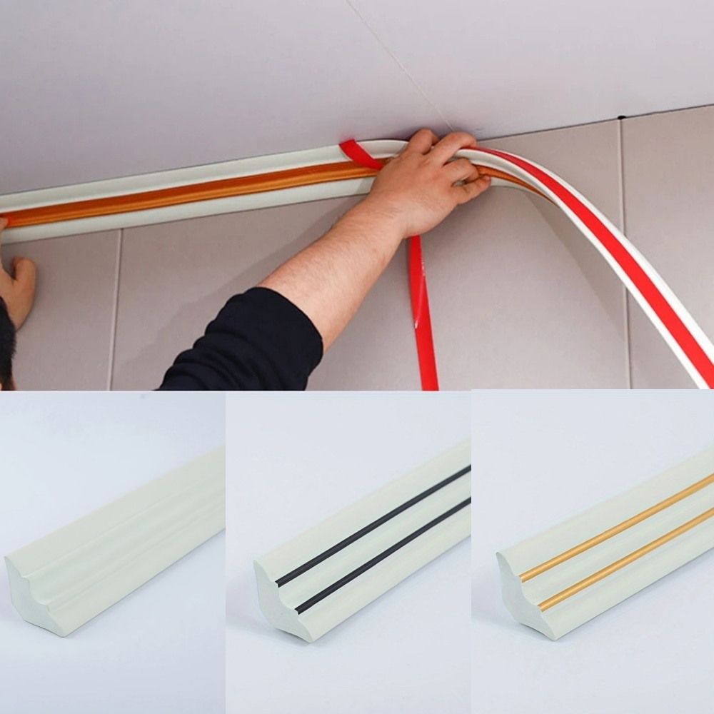 1pc 2mX3.5cm Wall Edge Strip S - Home Decor Wall Molding avaliação e preço