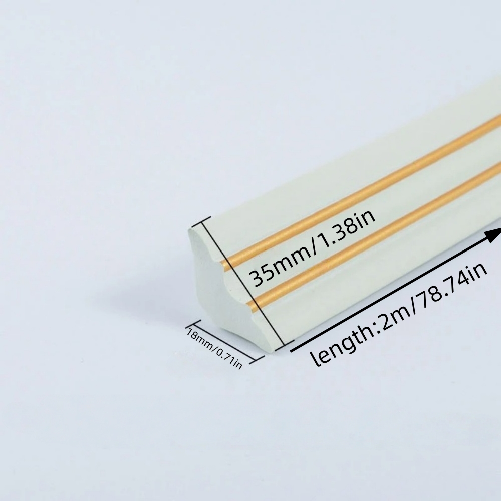 1pc 2mX3.5cm Wall Edge Strip S - Home Decor Wall Molding avaliação e preço