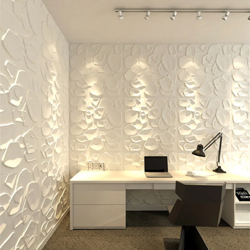 12pcs 50x50cm 3D wall panel ma - Home Decor Wall Molding avaliação e preço