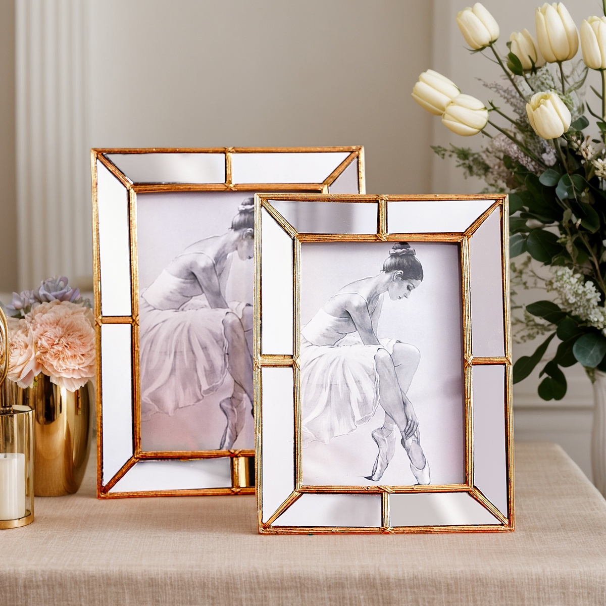1PC, a photo frame with a simp - Bamboo Photo Frame avaliação e preço