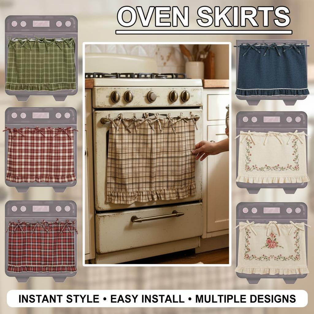 Oven Skirt Artisanal Farmhouse - Home Decor Curtain avaliação e preço